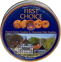 First Choice Danish Butter Cookies & Chocolate Chip Cookies