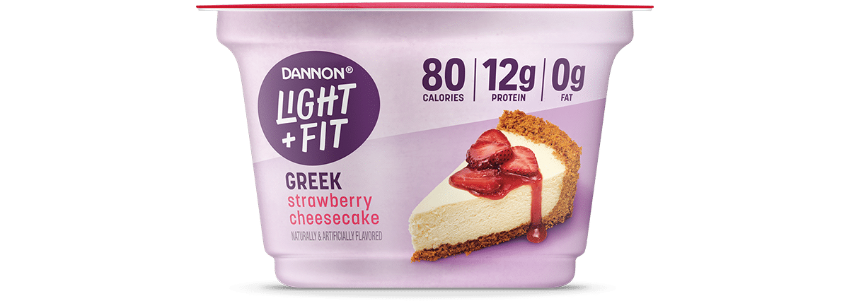 Dannon Strawberry Cheesecake Greek Nonfat Yogurt