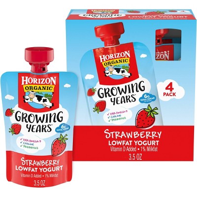 Growing Years Low Fat Yogurt Pouch With DHA Omega