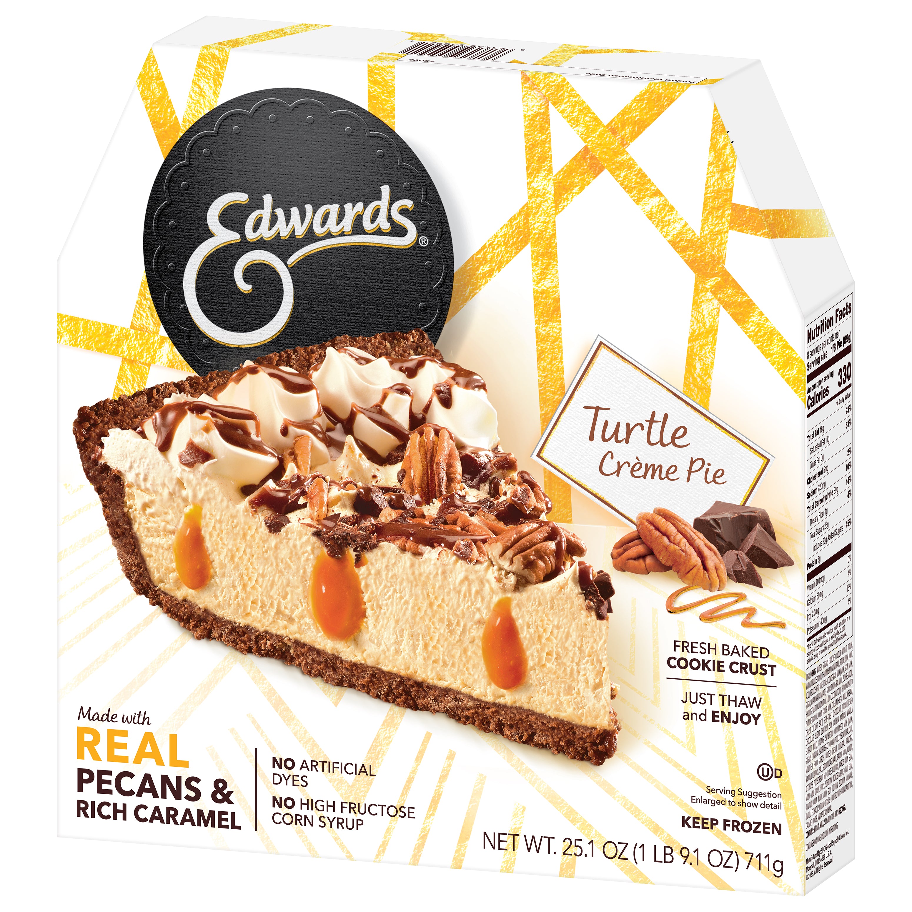 Premium Frozen Desserts Turtle Pie