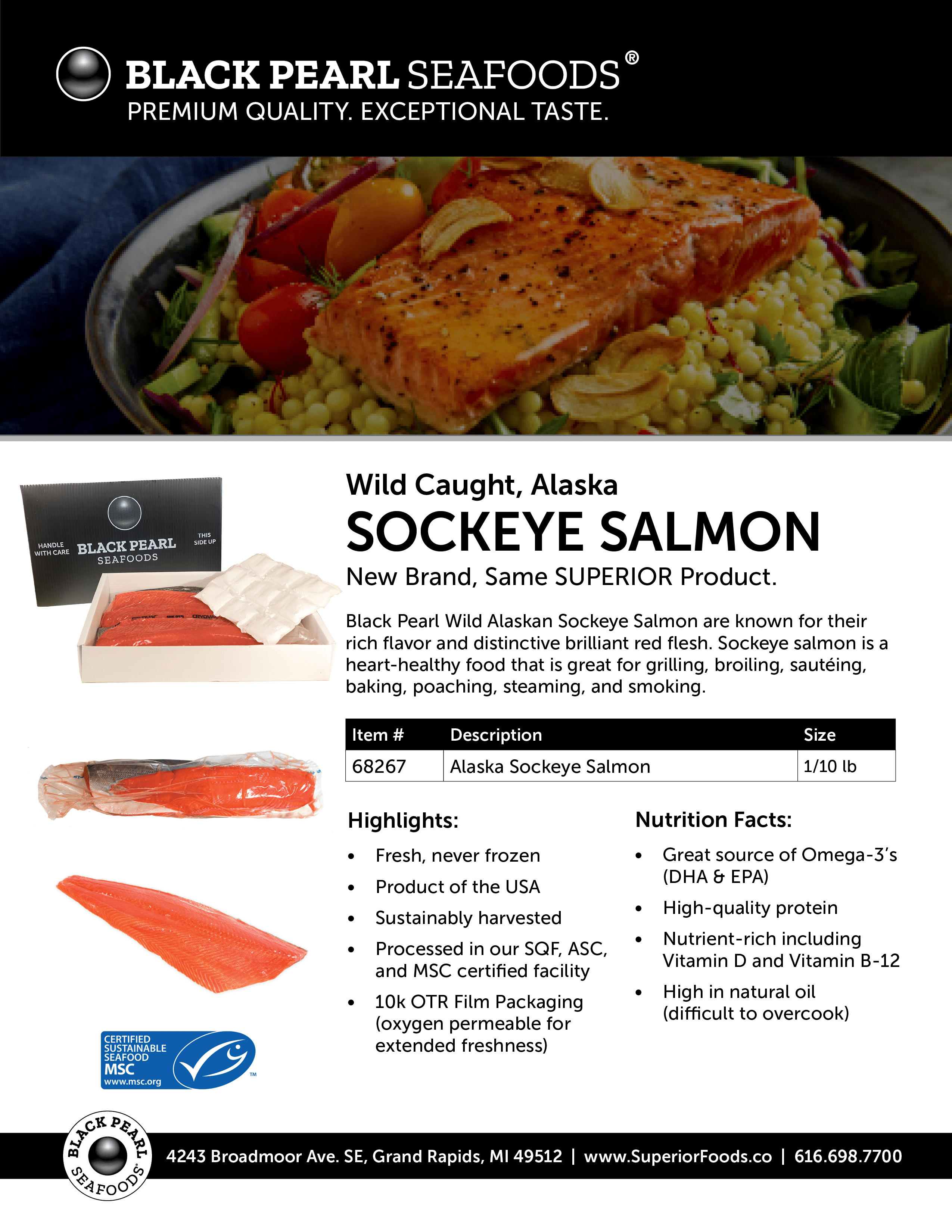 Wild Alaska Sockeye Salmon