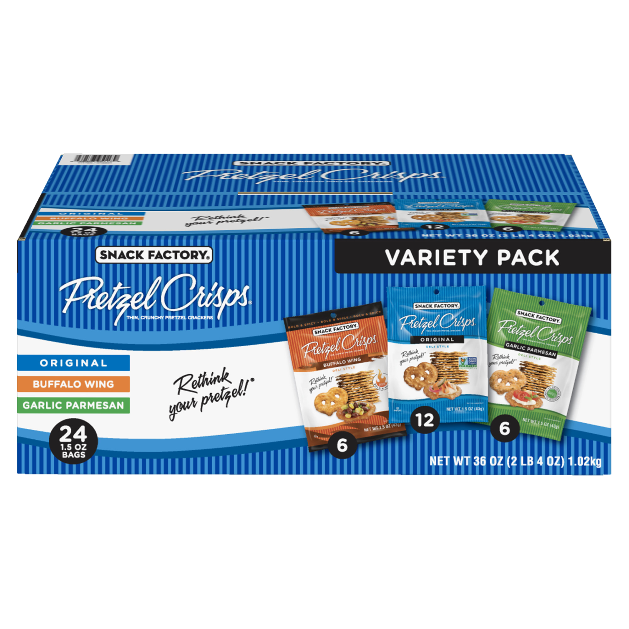 Variety Pretzel Crisps