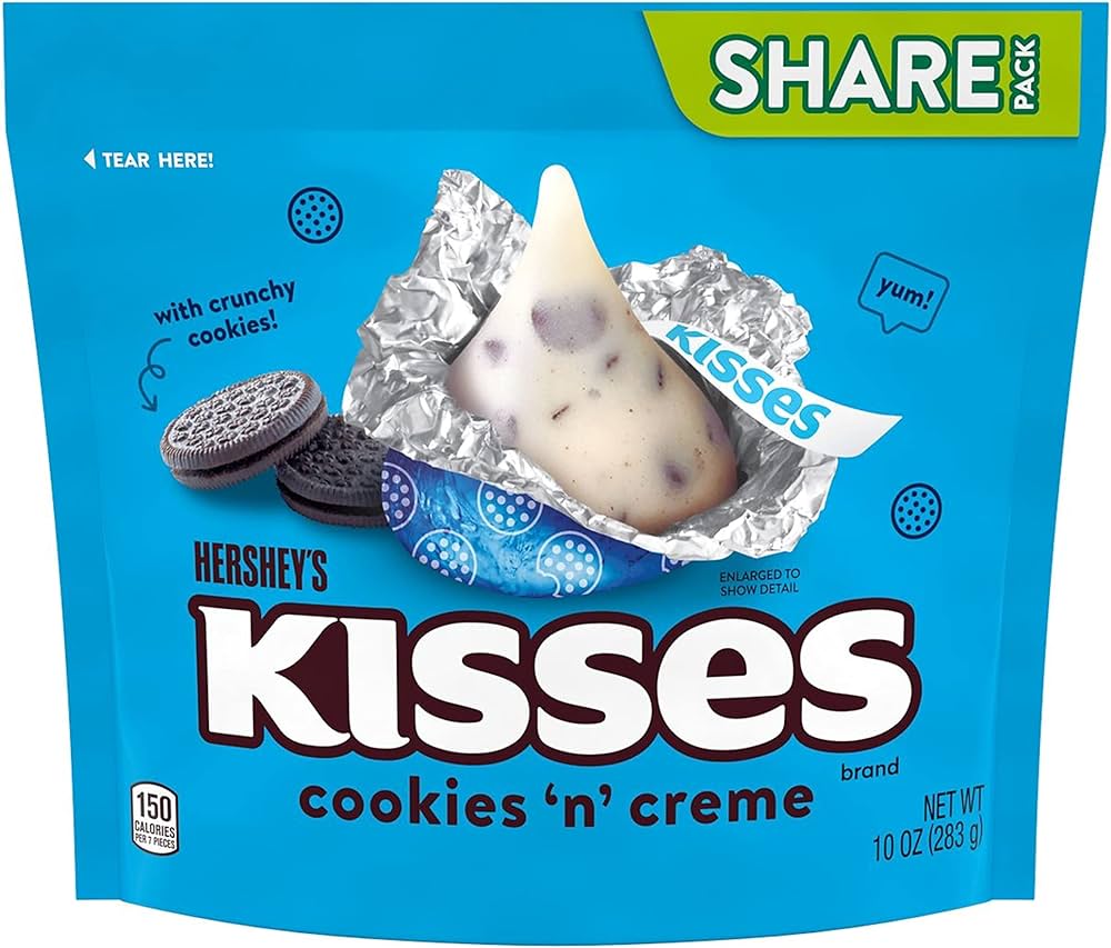 Hersheys Kisses Cookies 'n' Creme