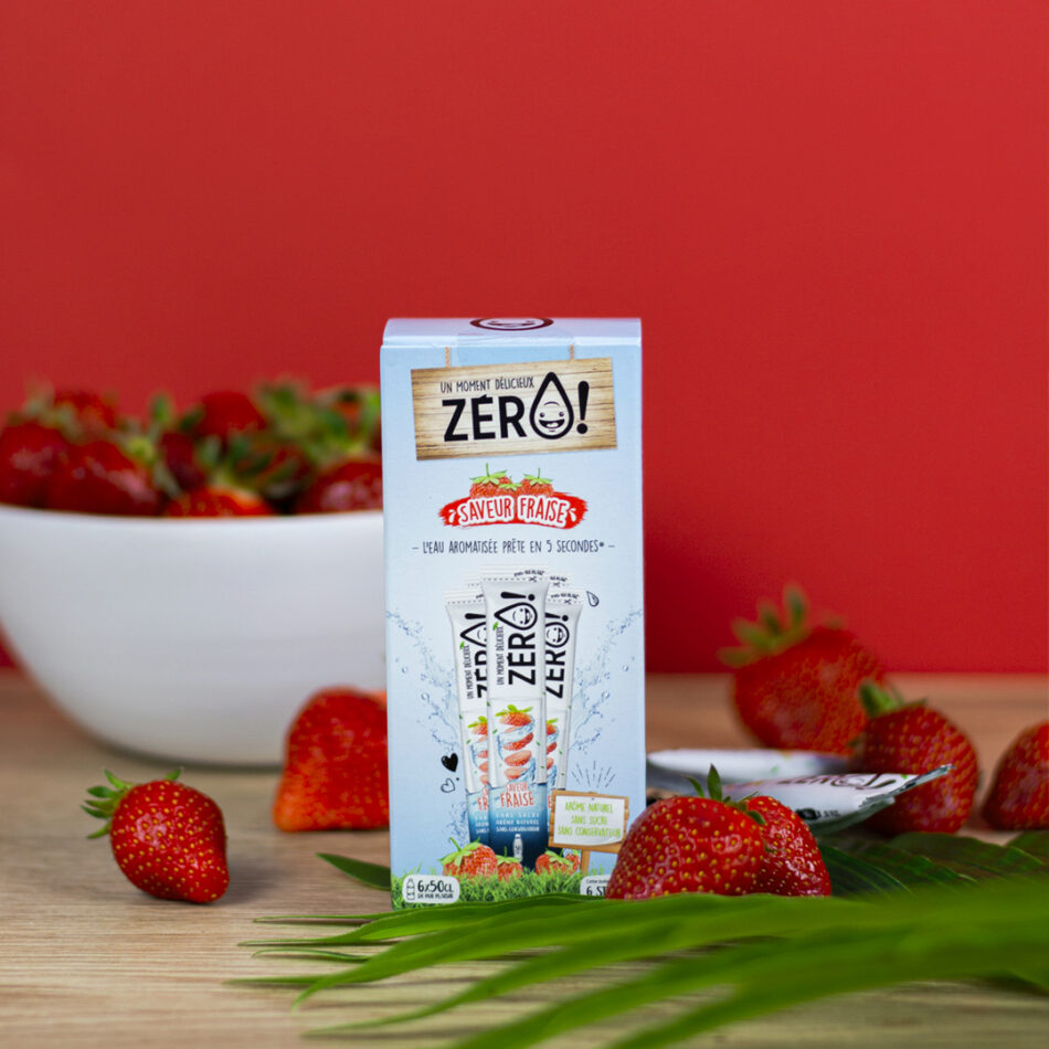 Boite De 6 Sticks Zero Saveur Fraise