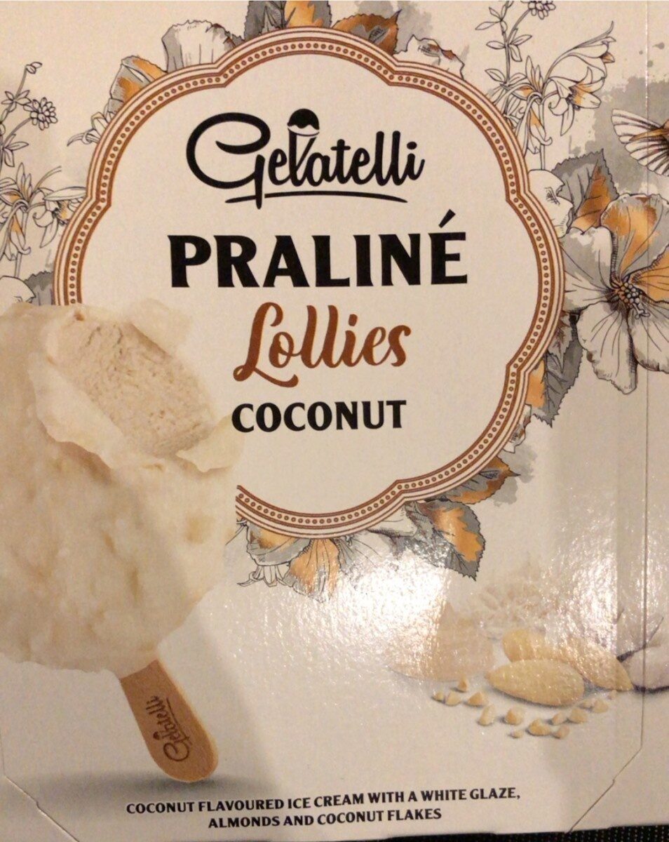 Gellati Praliné Lollies Coconut