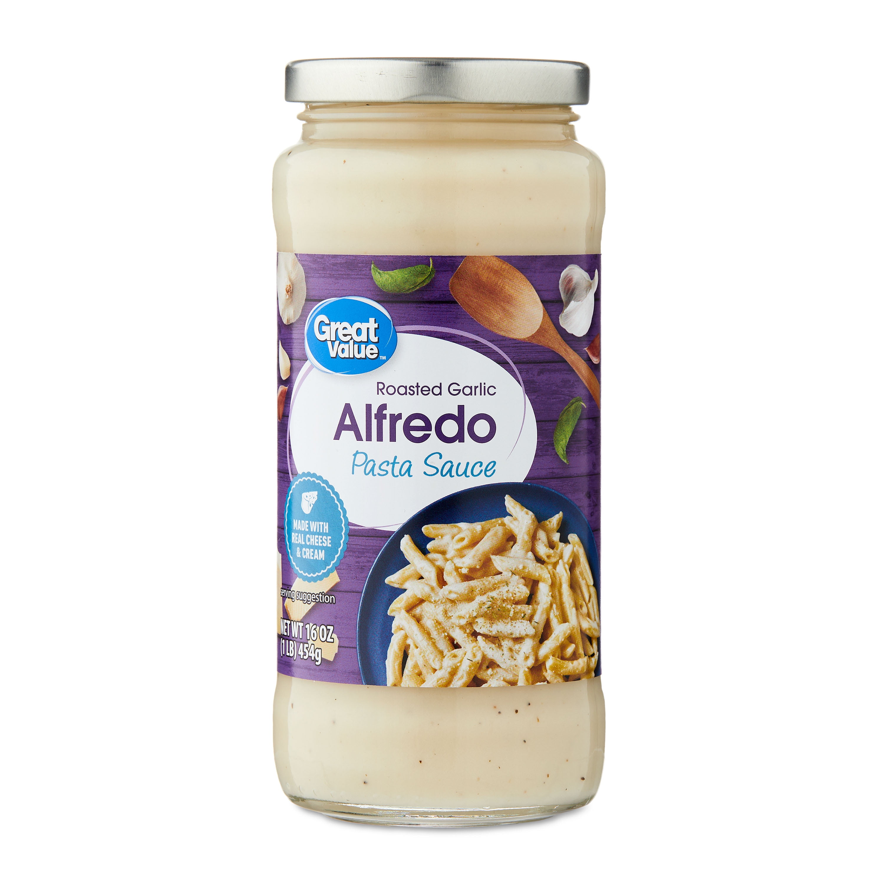 Roasted Garlic Alfredo Pasta Sauce