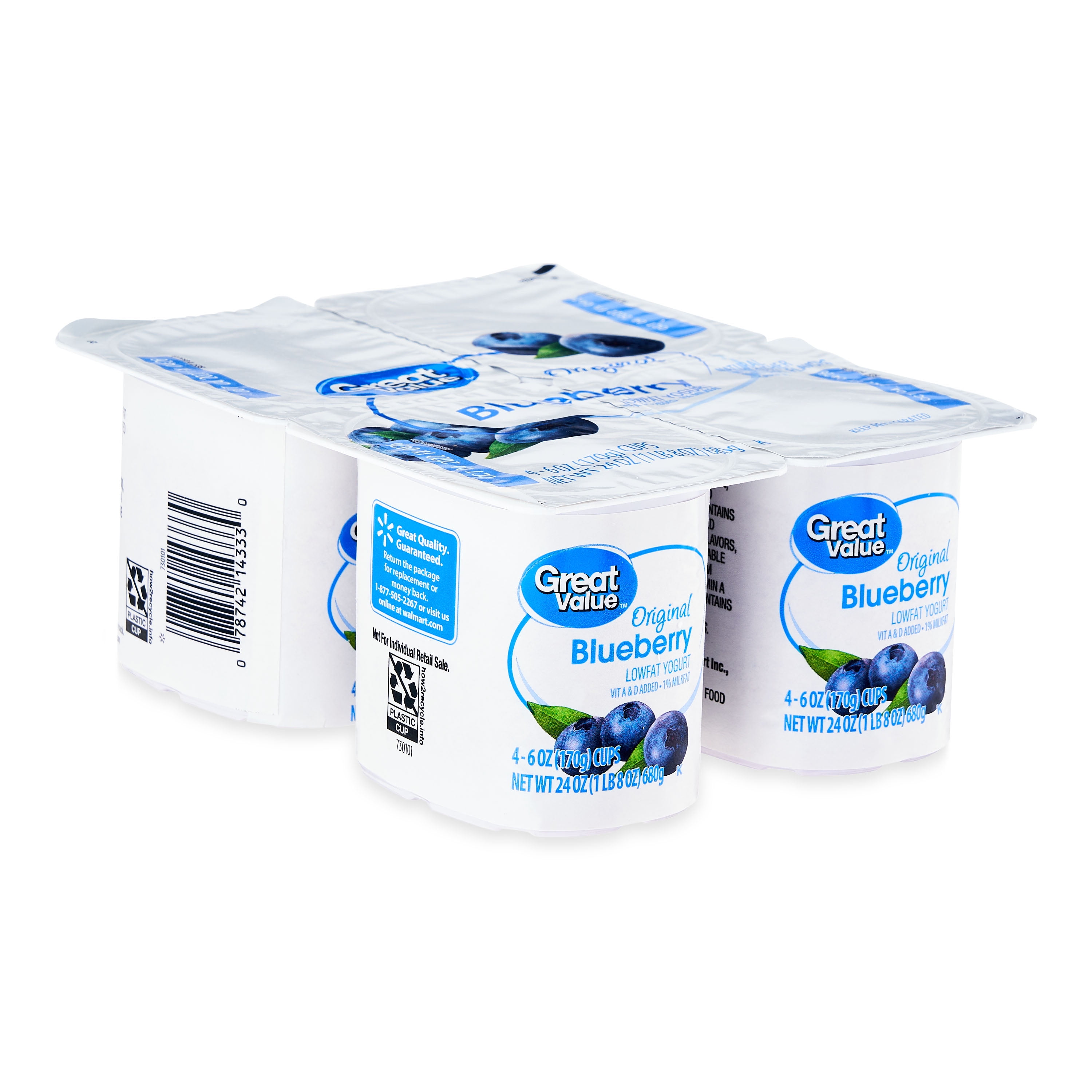 Blue Rasperry Low Fat Yogurt