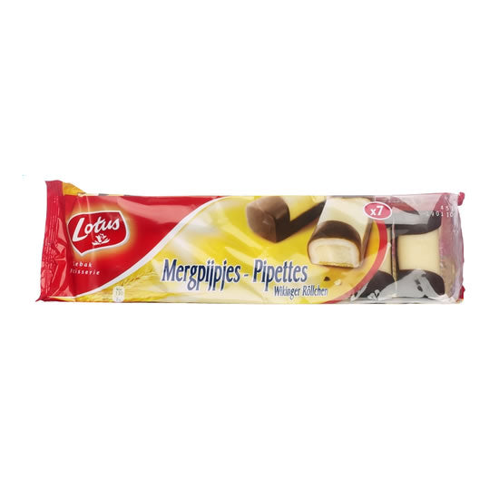Mergpijpjes Pipettes Gebäckschnittchen
