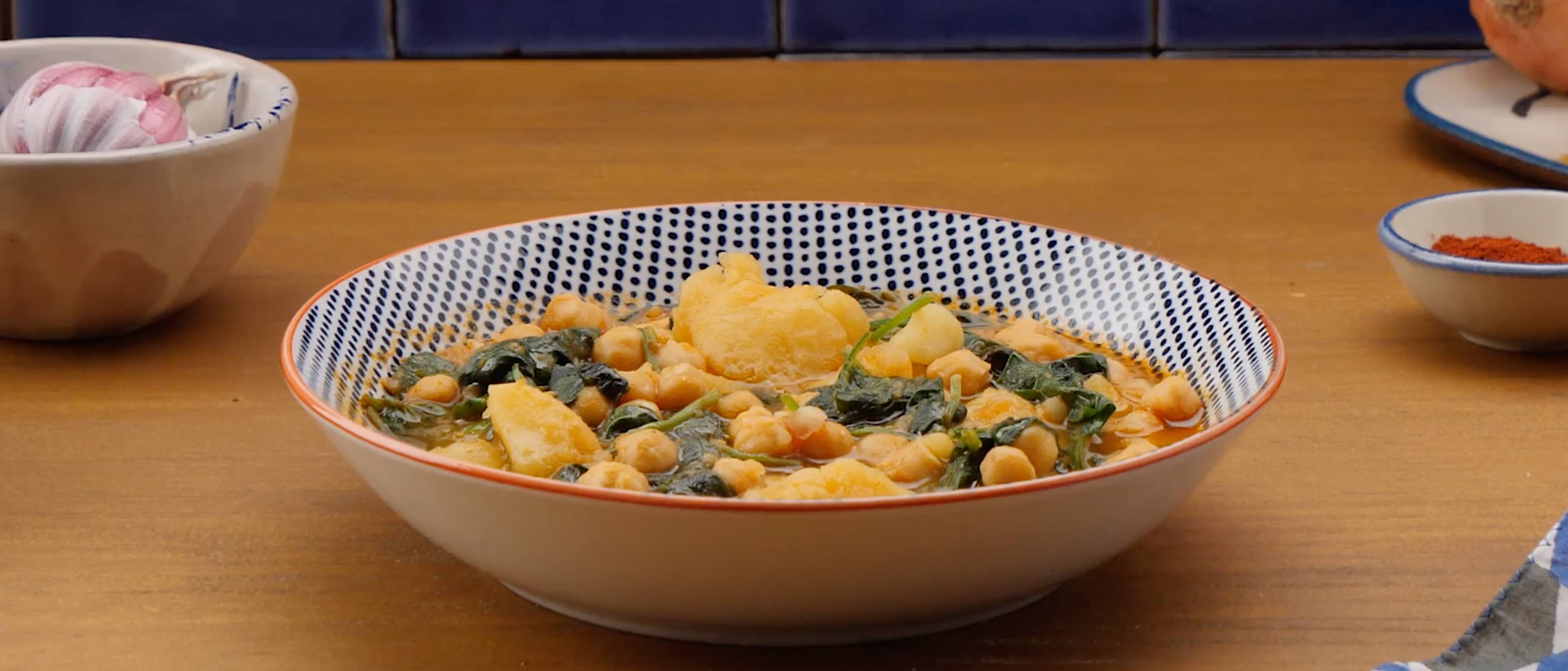 Potaje De Garbanzos Con Verduras Y Kombu