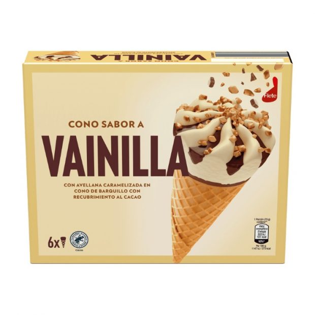 Cono Sabor A Vainilla