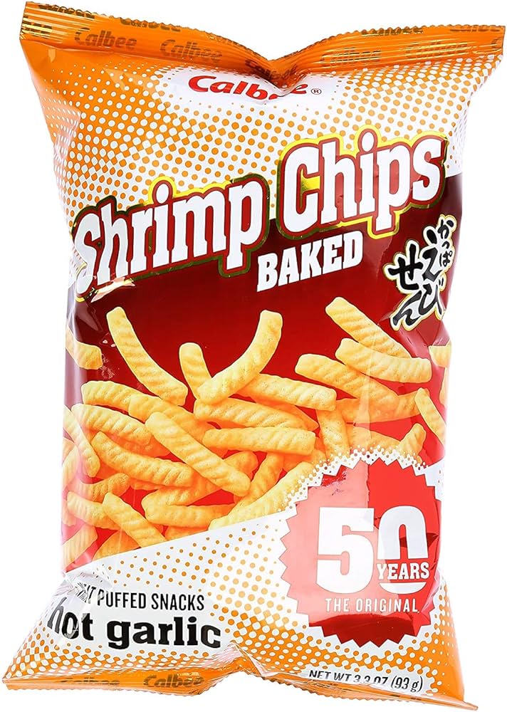 Shrimp Chips Banked Hot Garlic