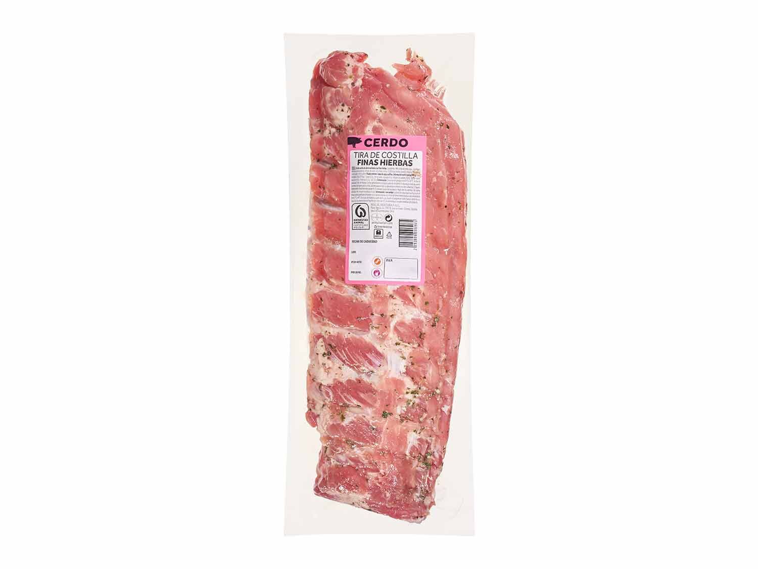 Tira De Costilla Finas Hierbas