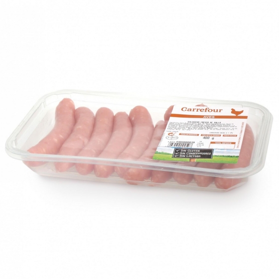 Longaniza Fresca De Pollo Con Espinacas