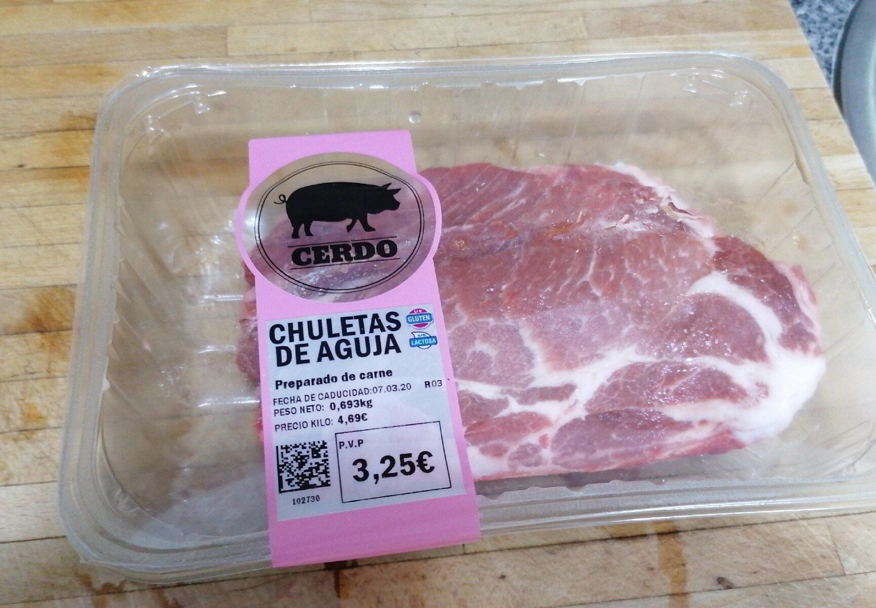 Chuleta De Aguja (cerdo)