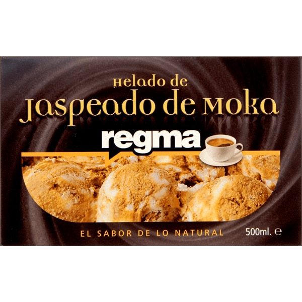 Helado Jaspeado De Moka