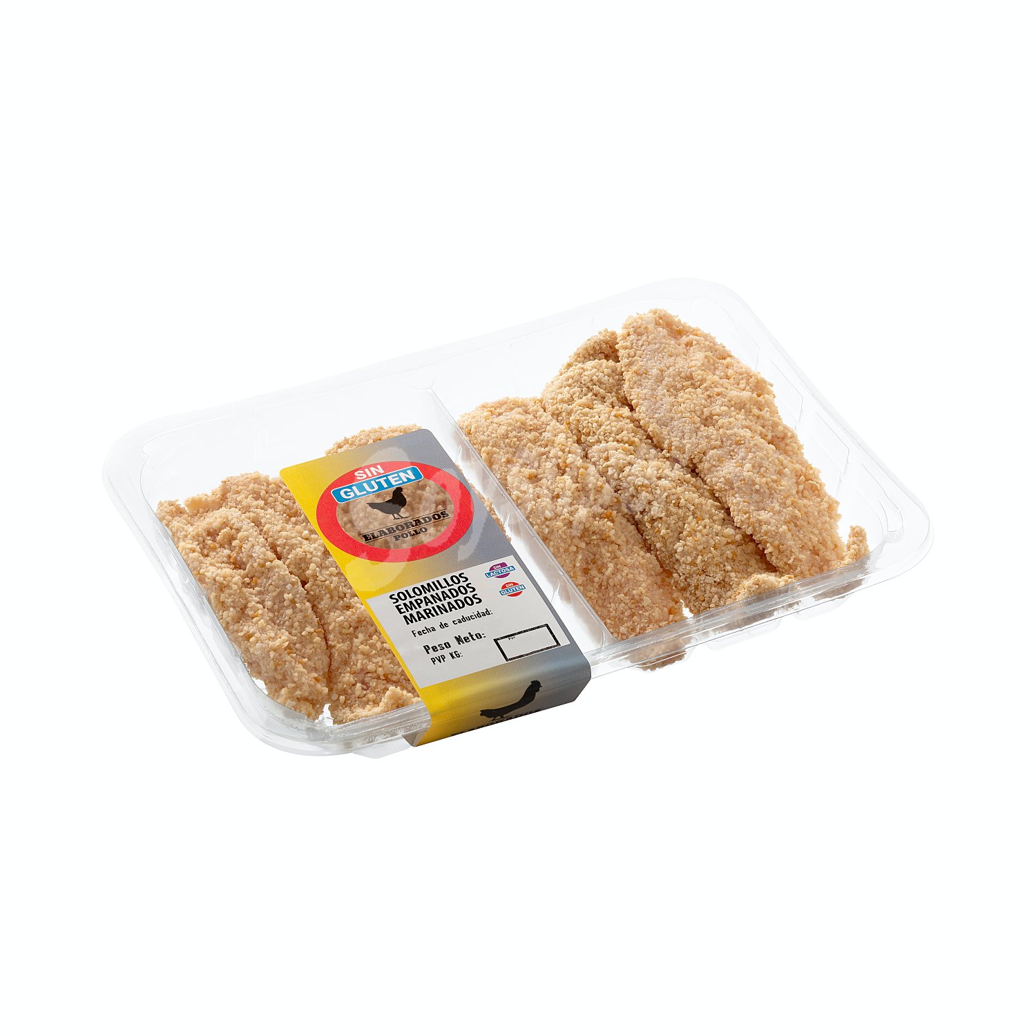 Solomillo De Pollo Empanado Sin Gluten