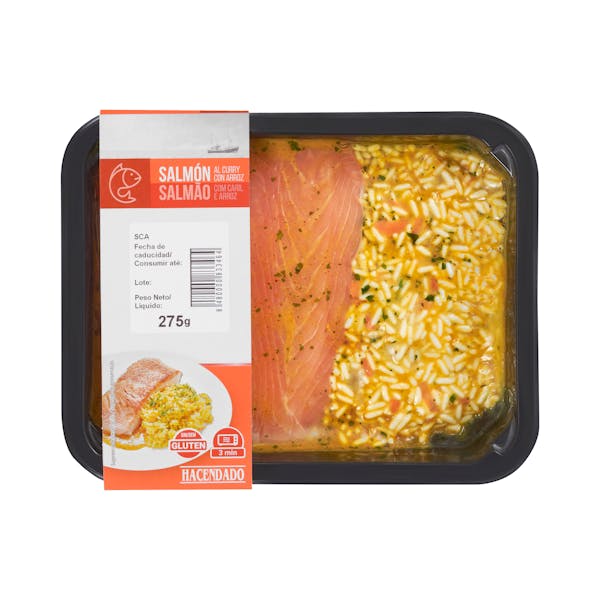 Salmon Curry Arroz
