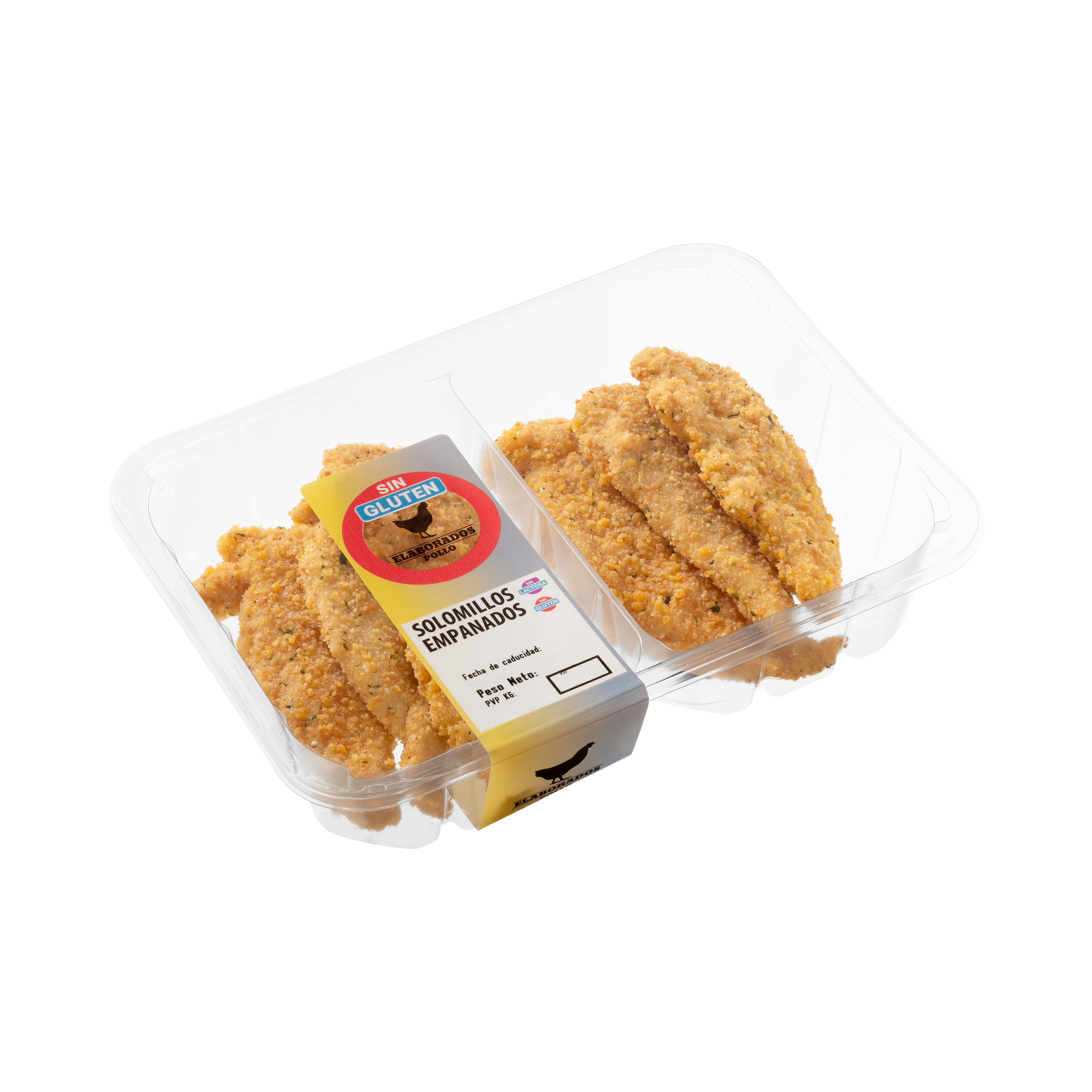 Solomillos De Pollo Marinados Empanados Sin Gluten