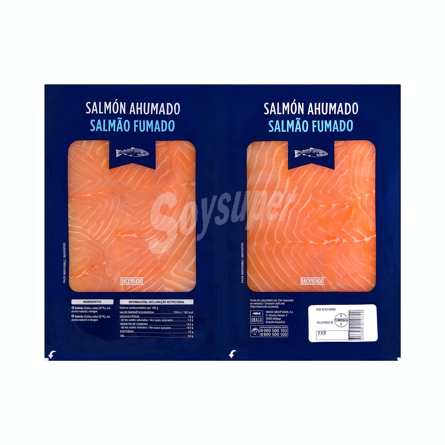 Salmón Ahumado Hacendado
