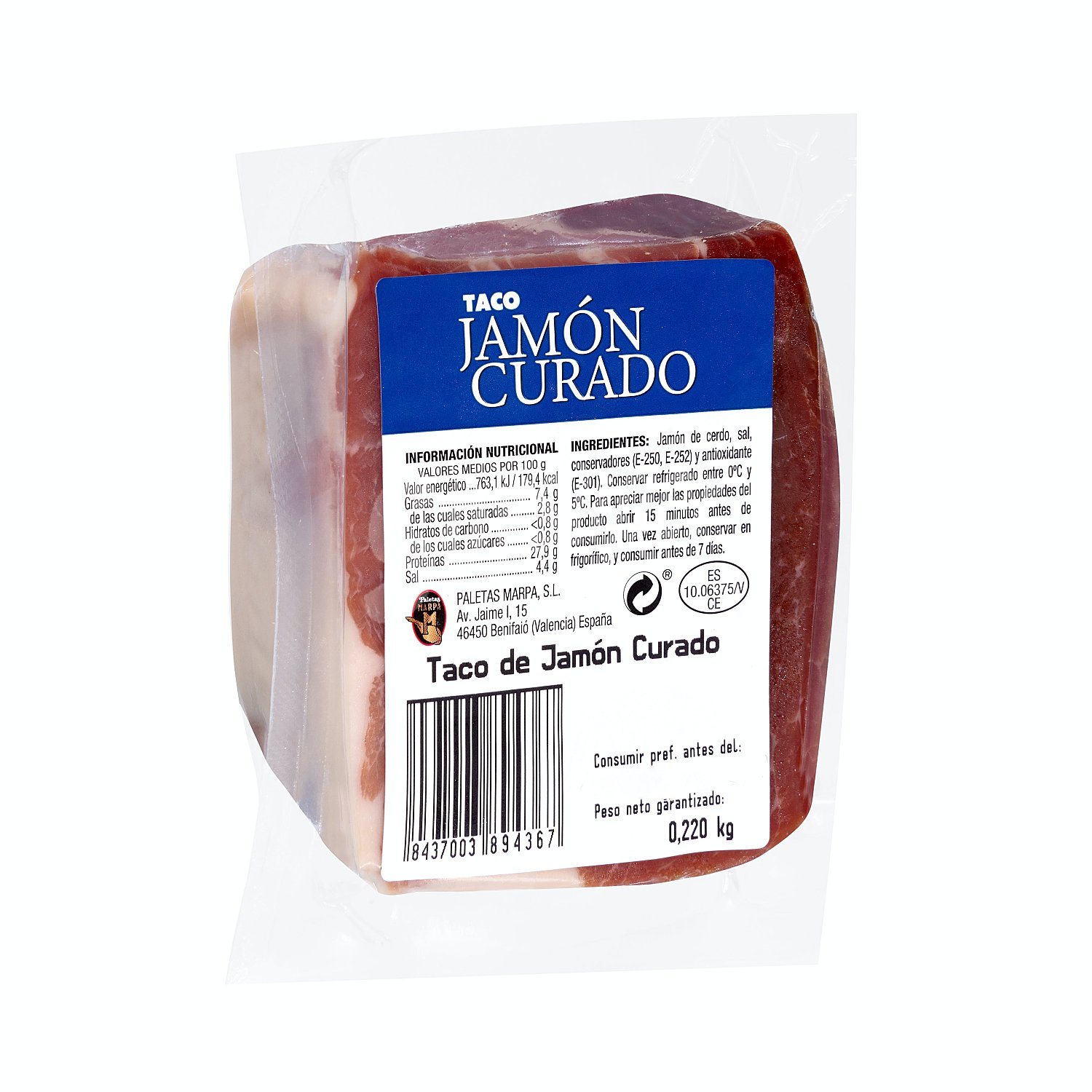 Taco Jamon Curado