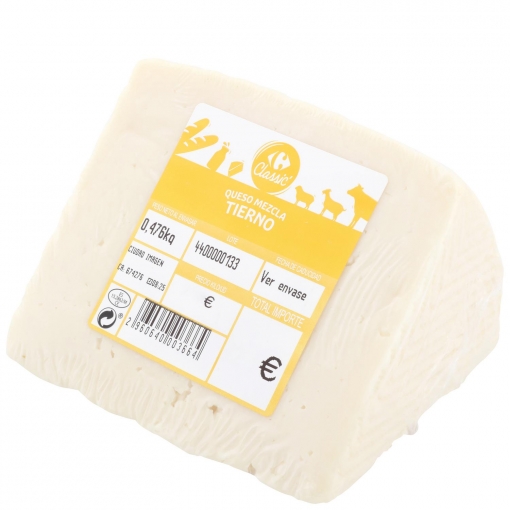 Queso De Mezcla Tierno Carrefour Classic Cuña De 700 G Aprox