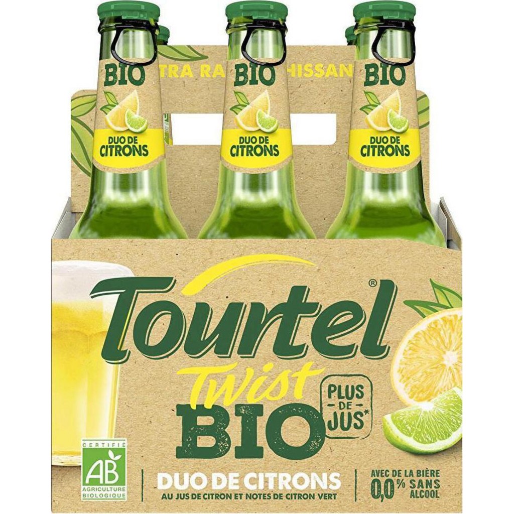 Bière Sans Alcool TOURTEL TWIST BIO CITRONS 0,0%