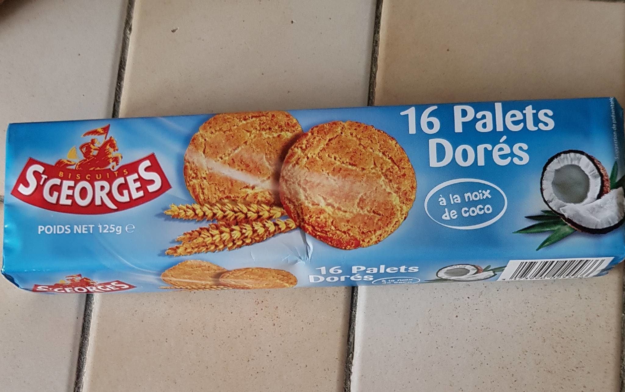 Biscuit St Georges  à La Noix De Coco