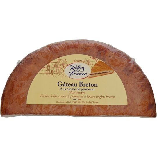 Gâteau Breton Fourré à La Crème De Pruneaux