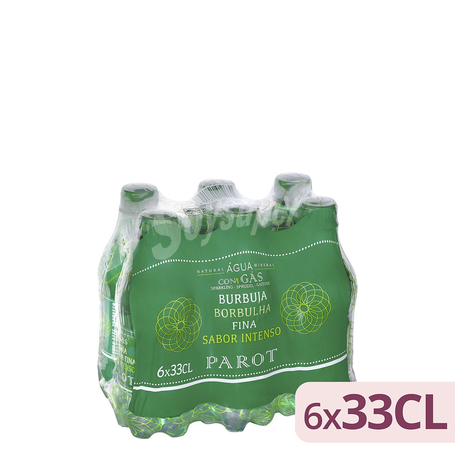 Agua Mineral Con Gas Burbuja Fina