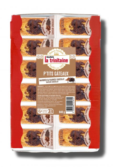 P'tits Gateaux Marbres Fourres Chocolat