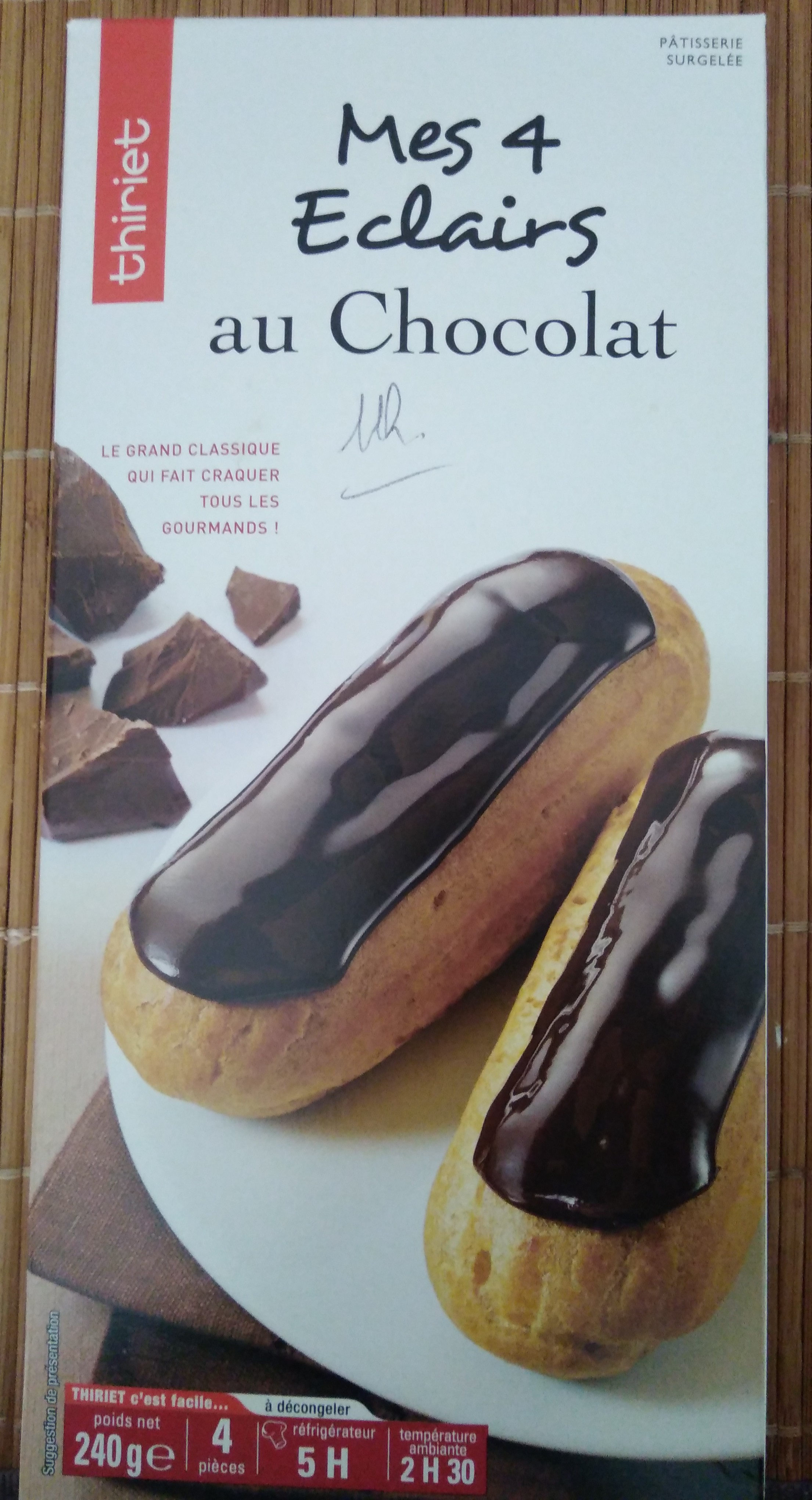 4 éclairs Au Chocolat