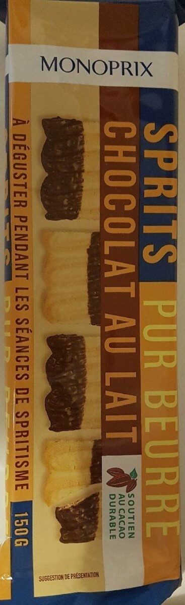 Sprits Chocolat Au Lait Pur Beurre