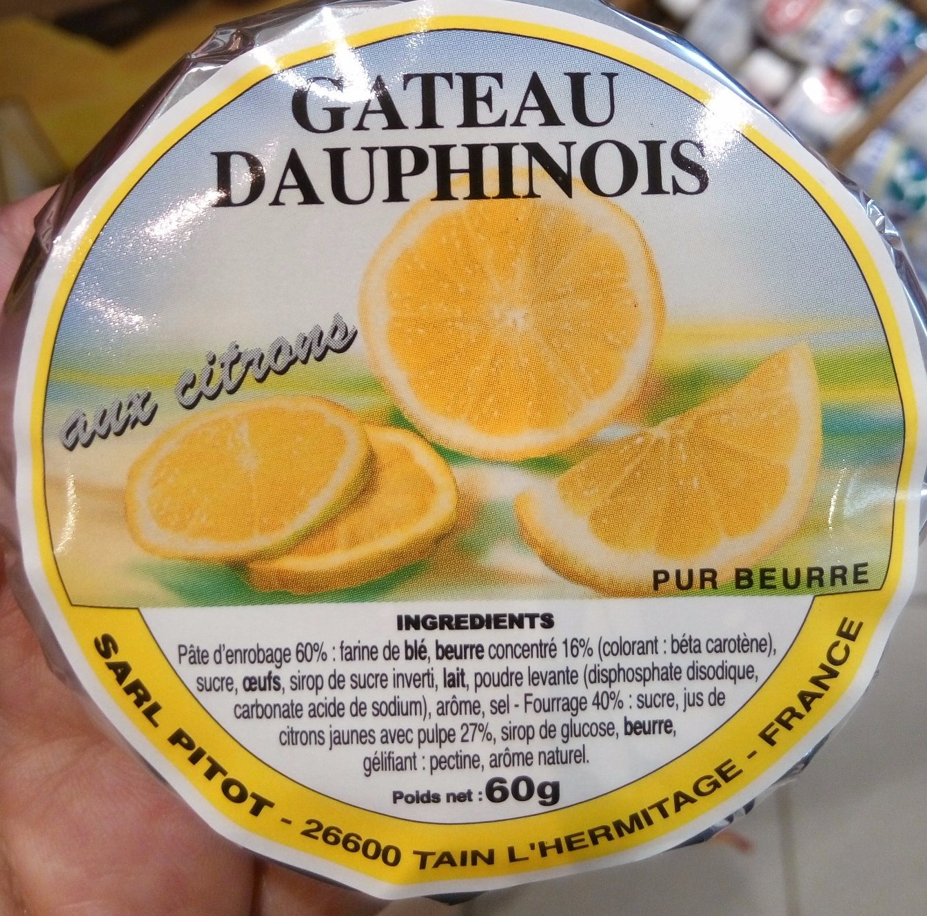 Gâteau Dauphinois Aux Citrons