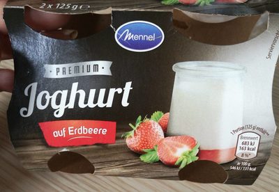 Joghurt Auf Erdbeere