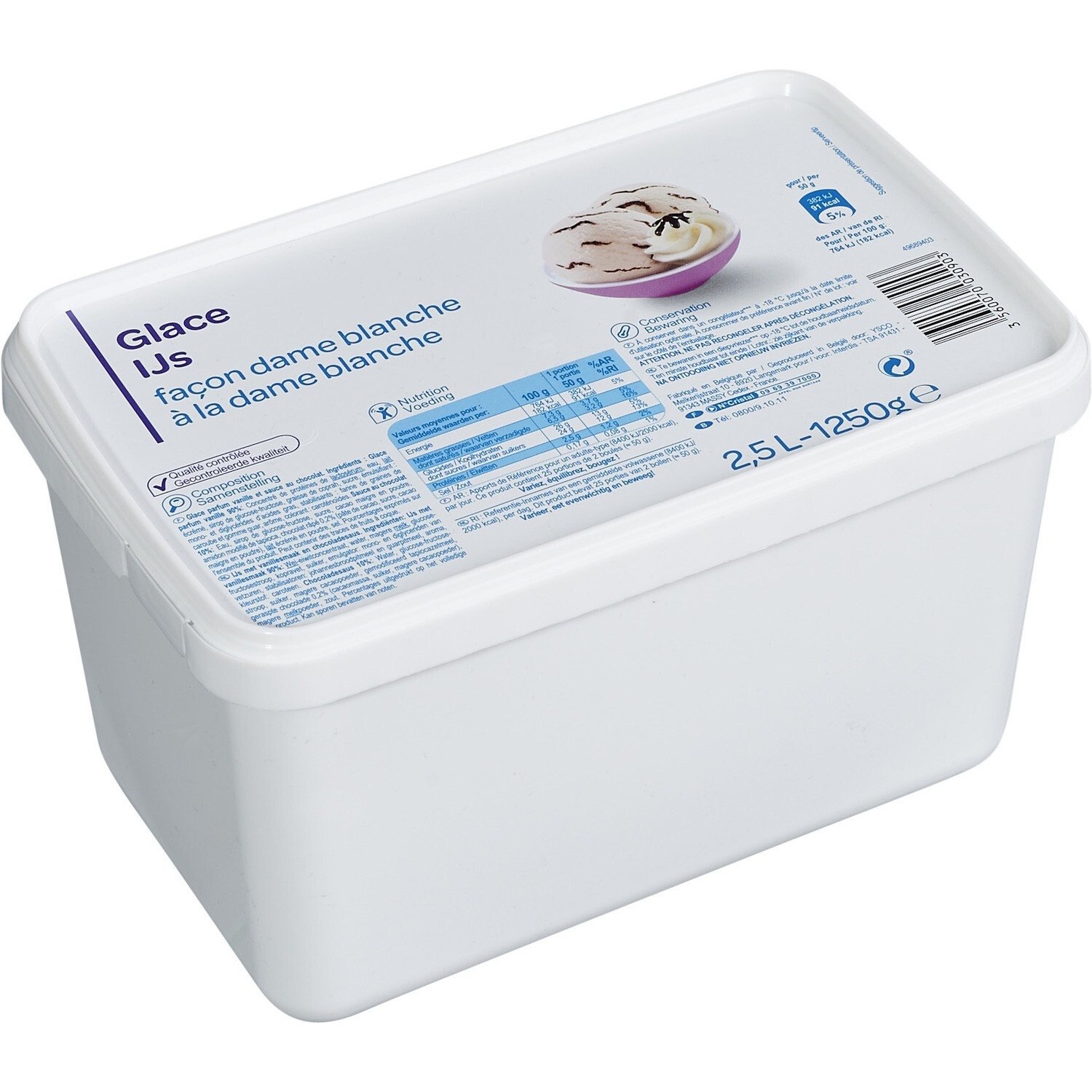 Glace Dame Blanche