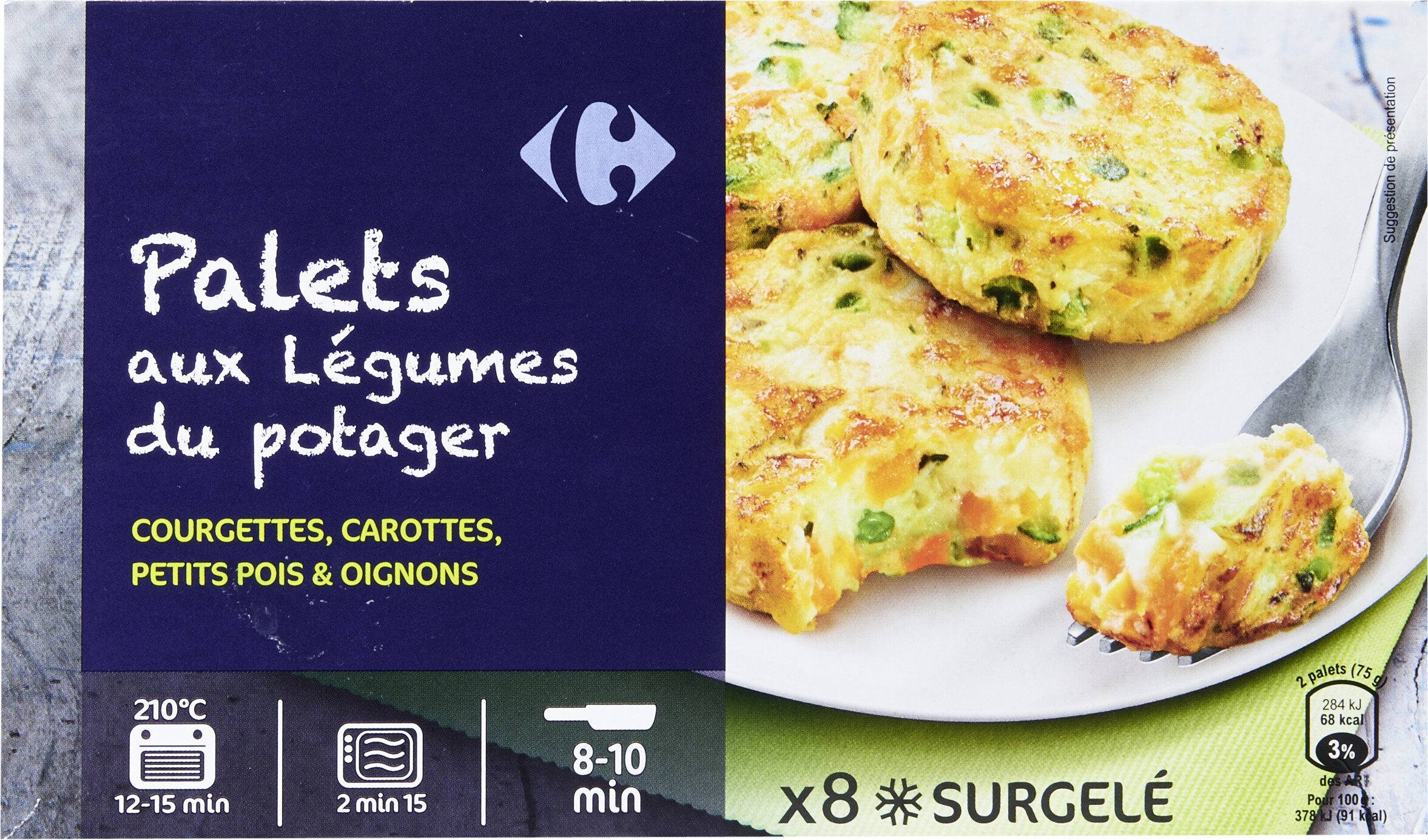 Palets Aux Courgettes Et Petits Légumes