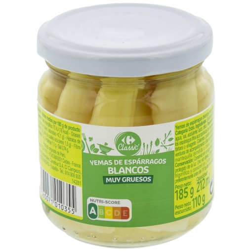 Yemas De Espárrago Muy Gruesos Classic Carrefour 205 G.
