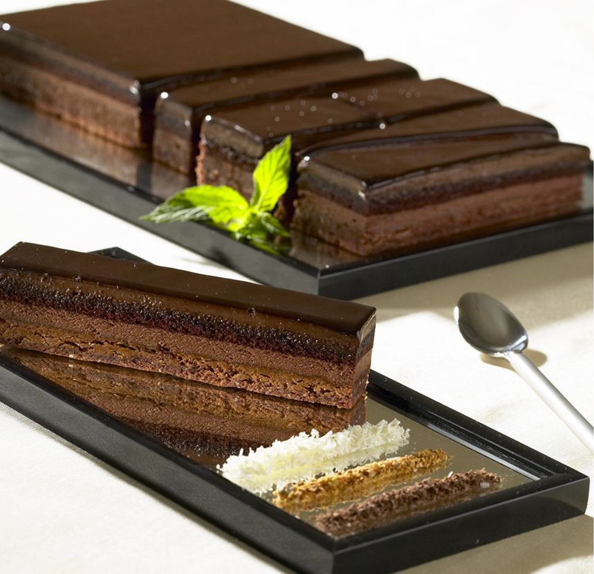 Tranches Entremets Chocolat Noir X 2