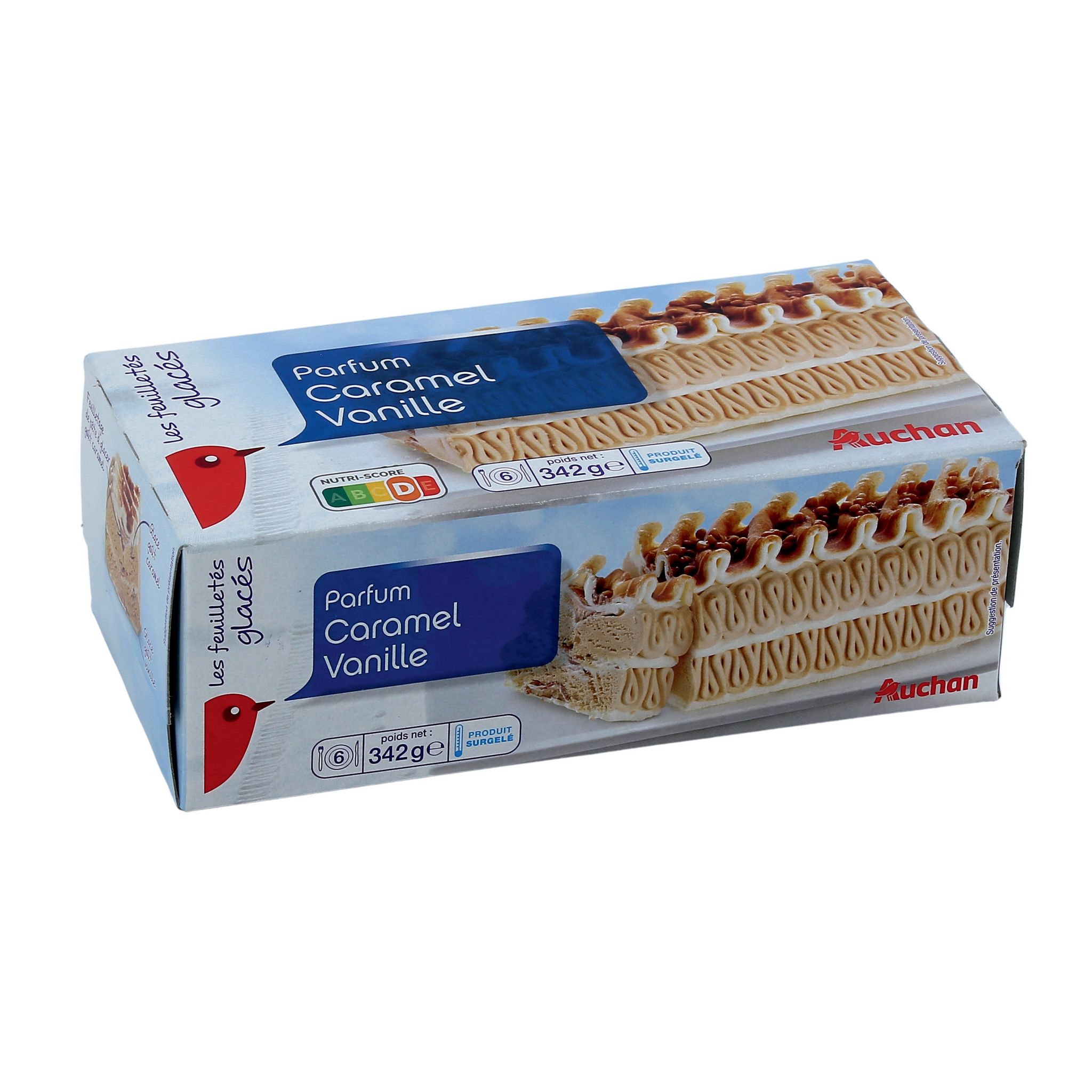 Feuilleté Glacé Vanille Caramel Au Beurre Sale