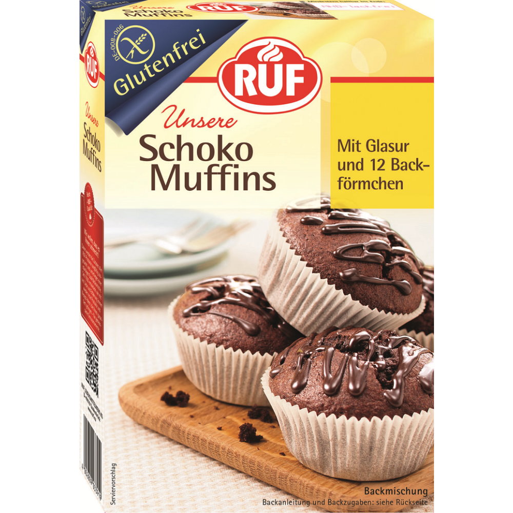 Backmischung Schoko Muffins, Schoko