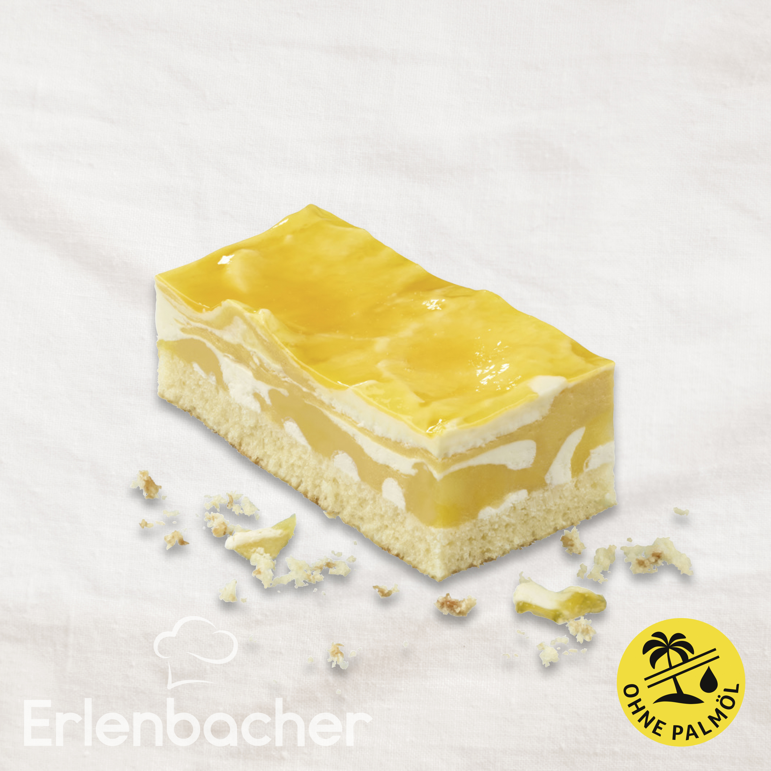 Mango-Creme-Fraiche-Schnitte