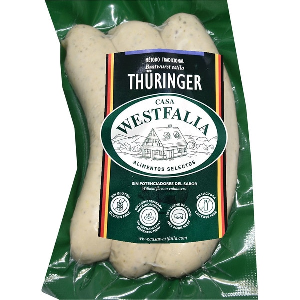 Salchicha Bratwurst En Tripa Natural