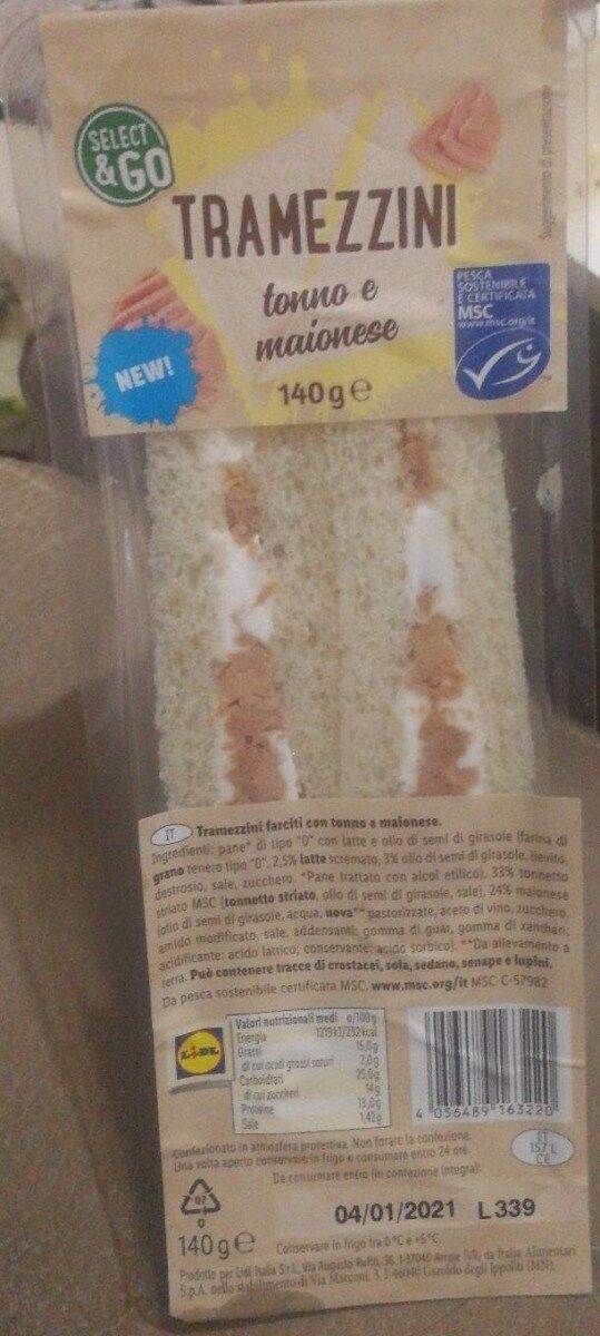 Tramezzini Tonno E Maionese
