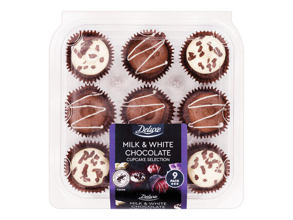 Milk & White Chocolate Cupcake Selection