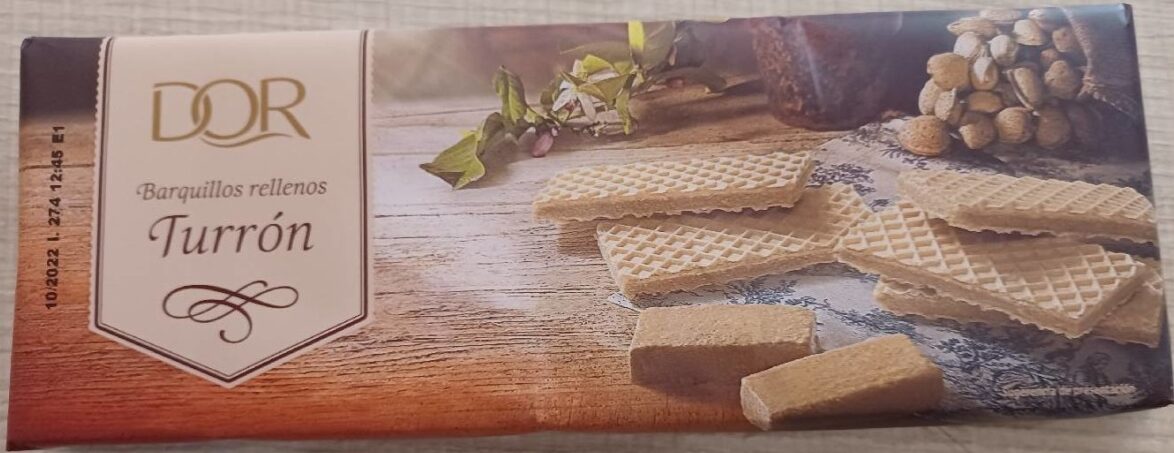 DOR Barquillos Rellenos De Turrón