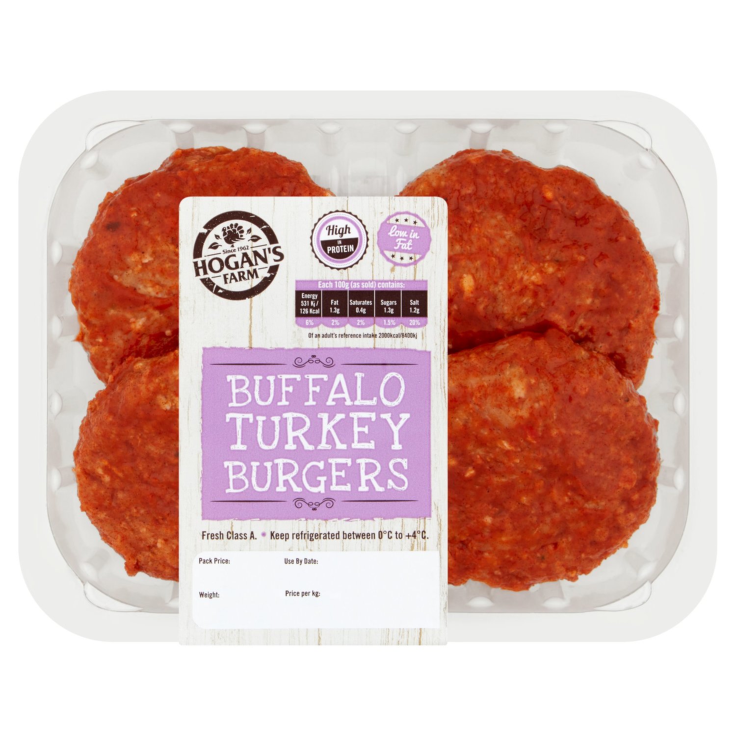 Turkey Burgers With A Bbq Buffalo Glaze