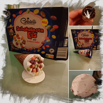 Schokolinsen Eis