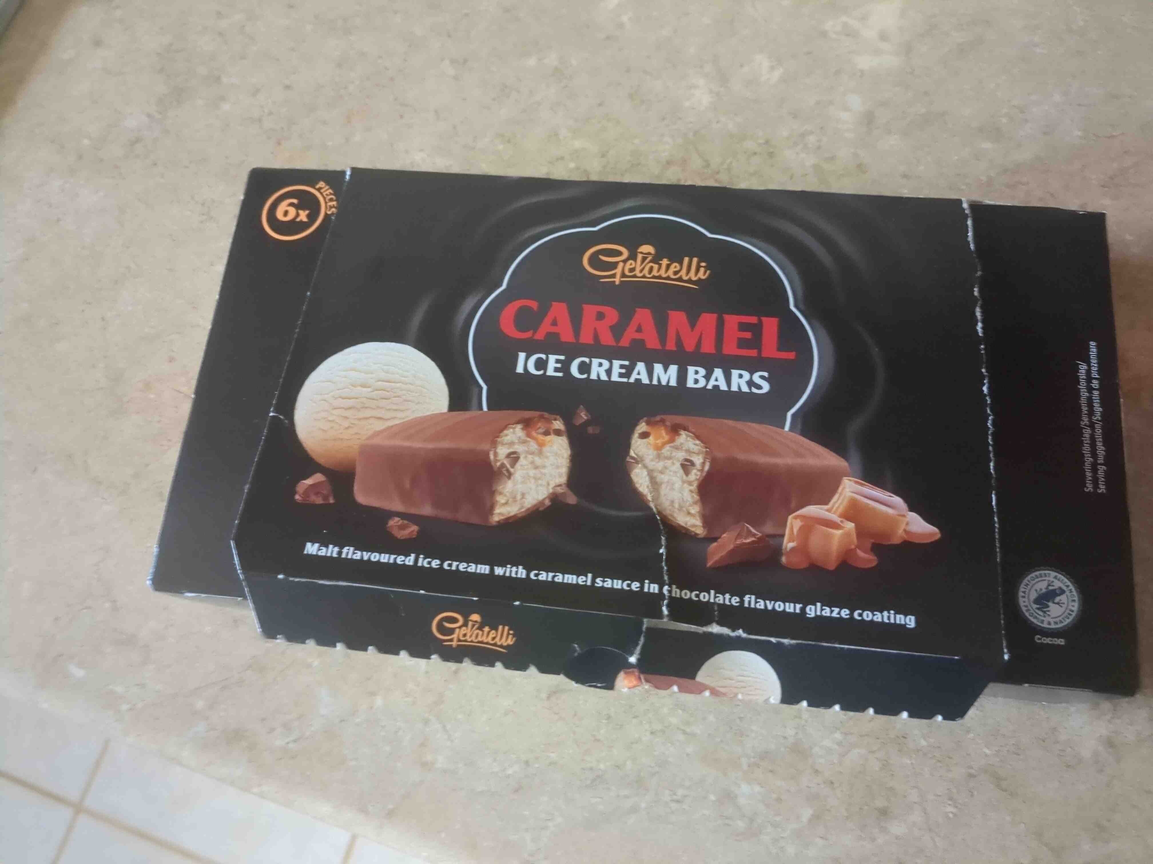 Caramel Ice Cream Bars