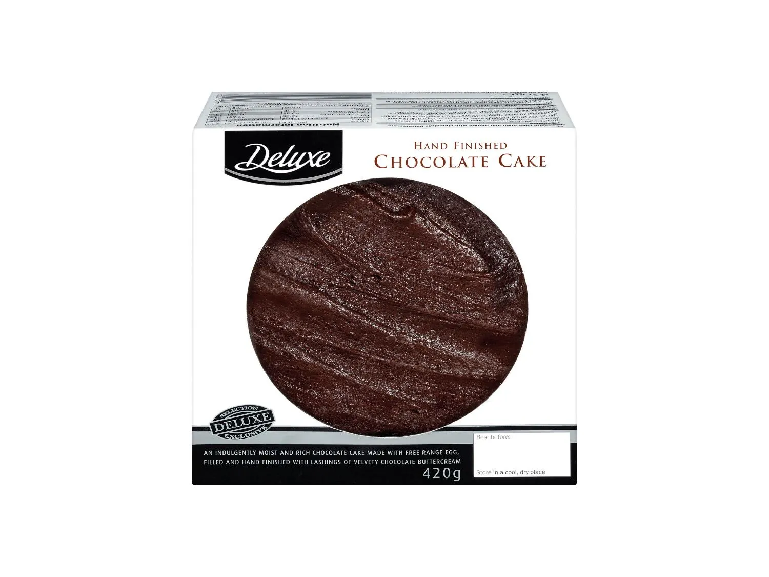 Hand Finished Belgian Chocolate Cake