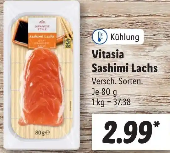 Sashimi Lachs